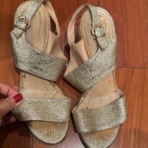 Elegant Gold Women's Sandals